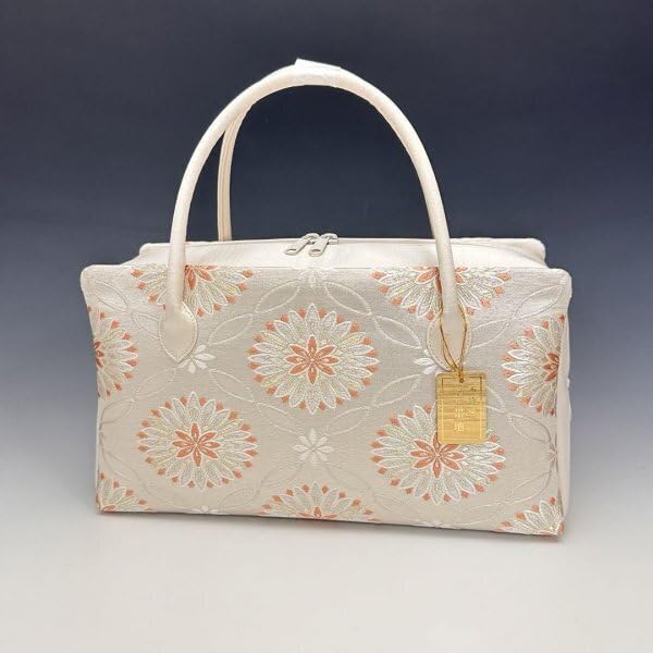 Amazon.co.jp: 特別 京都 西陣織 正絹帯地 使用 利休バッグ お茶